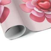 ein rotes Herz Geschenkpapier (Rolleneckpunkt)