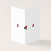 Ein rotes Herzsymbol mit glatten, fetten Linien (Vorderseite)