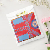 ein rotes und blaues Muster Geschenktütchen (Versiegelt)