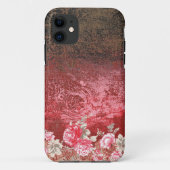 ein rotes und schwarzes Bild mit rotem Hintergrund Case-Mate iPhone Hülle (Rückseite)