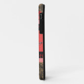 ein rotes und schwarzes Tapete Case-Mate iPhone Hülle (Hinten/Links)
