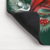 Ein Rotkardinal Mousepad (Ecke)