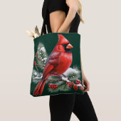 Ein Rotkardinal Tasche (Von Nahem)