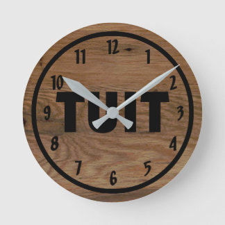 Ein Round Tuit Funny Runde Wanduhr