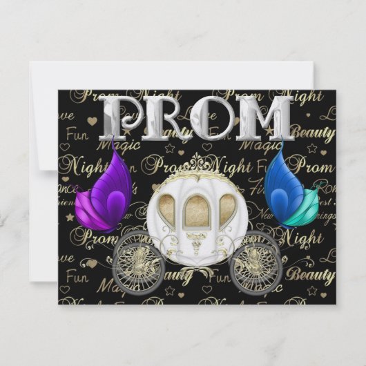 Ein Royal PROM-Party - SRF Einladung (Vorderseite)