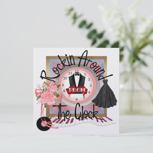 Ein Royal PROM-Party - SRF Einladung (Stehend Vorderseite)