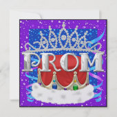 Ein Royal PROM-Party - SRF Einladung (Vorderseite)