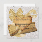 Ein Royally Elegante Event Einladung (Vorne/Hinten)