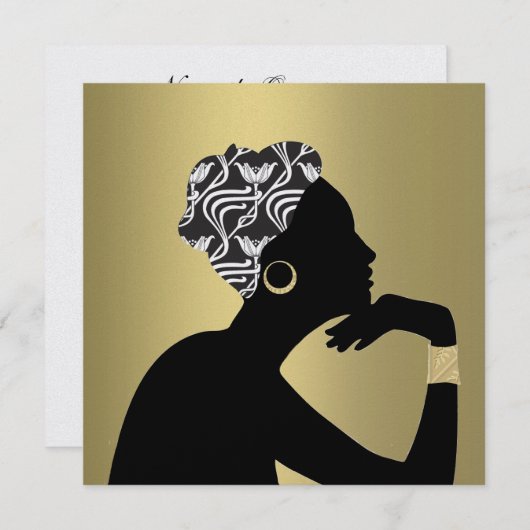 Ein Royally Elegante Event - SRF Einladung (Vorne/Hinten)