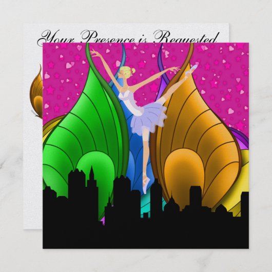 Ein Royally Elegante Event - SRF Einladung (Vorne/Hinten)