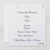 Ein Royally Elegante Event - SRF Einladung (Rückseite)