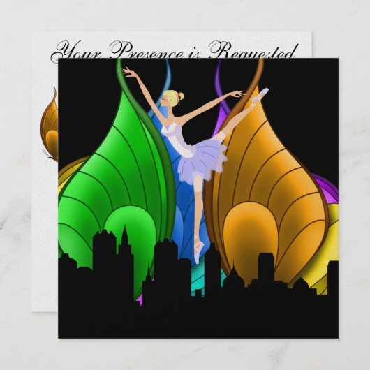 Ein Royally Elegante Event - SRF Einladung (Vorne/Hinten)