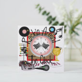 Ein Royally Rockin Racing Party - SRF Einladung (Stehend Vorderseite)