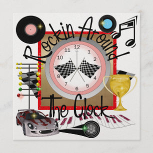 Ein Royally Rockin Racing Party - SRF Einladung