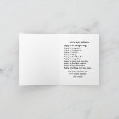 Ein Ruf an alle, um zu versuchen behalten Karte (Innenseite)