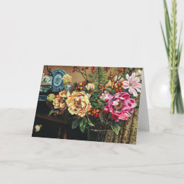 Ein ruhiger Abend im Kingdom Café - Dankeskarte