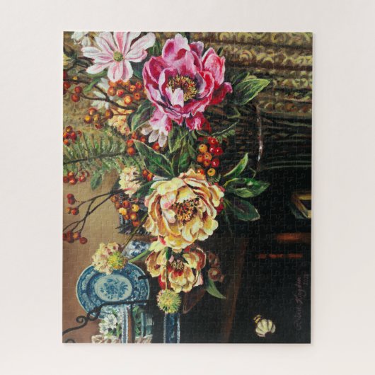 Ein ruhiger Abend im Kingdom Café - Puzzle (Vertikal)