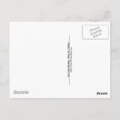 Ein ruhiger Abend Postkarte (Rückseite)