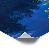 Ein ruhiger Ausblick auf die Natur Poster (Ecke)