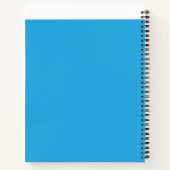 Ein ruhiger blauer Himmel mit einigen verstreuten  Notizblock (Rückseite)