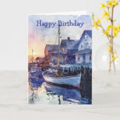 Ein ruhiger Hafen Karte (Gelbe Blume)