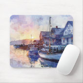 Ein ruhiger Hafen Mousepad (Mit Mouse)