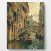 Ein ruhiger Kanal, Venedig Fotoplatte (Vorderseite)