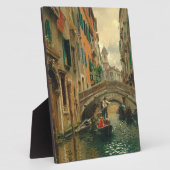 Ein ruhiger Kanal, Venedig Fotoplatte (Seite)