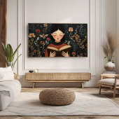 Ein ruhiger Moment mit einem Buch Poster