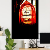 Ein ruhiger Moment Poster (Heimbüro)