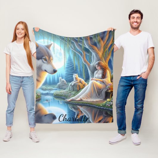 Ein ruhiger Moment zwischen einem Indianer und ein Fleecedecke (Beispiel)