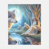 Ein ruhiger Moment zwischen einem Indianer und ein Fleecedecke (Vorderseite)