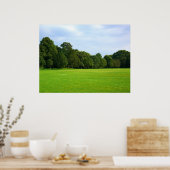 Ein ruhiger Nachmittag im Park Poster (Küche)