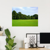 Ein ruhiger Nachmittag im Park Poster (Heimbüro)