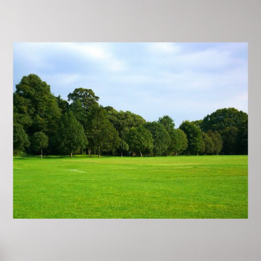 Ein ruhiger Nachmittag im Park Poster (Vorne)