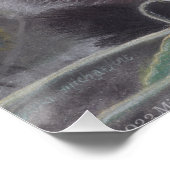 Ein ruhiger Ort - Kitten und Spiderweb Poster (Ecke)