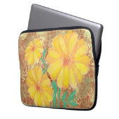 Ein ruhiger Ort mit Blumenstrauß Laptopschutzhülle (Vorderseite Links)