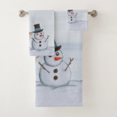 Ein ruhiger Schneetag Badhandtuch Set (Insitu)