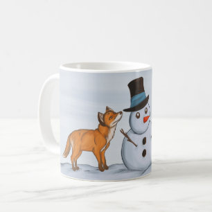 Ein ruhiger Schneetag Kaffeetasse