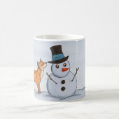 Ein ruhiger Schneetag Kaffeetasse (Mittel)