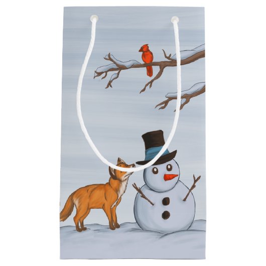 Ein ruhiger Schneetag Kleine Geschenktüte (Vorderseite)
