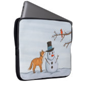 Ein ruhiger Schneetag Laptopschutzhülle (Vorne Rechts)