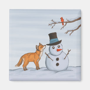 Ein ruhiger Schneetag Magnet