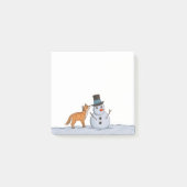 Ein ruhiger Schneetag Post-it Klebezettel (Vorderseite)