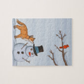 Ein ruhiger Schneetag Puzzle (Horizontal)
