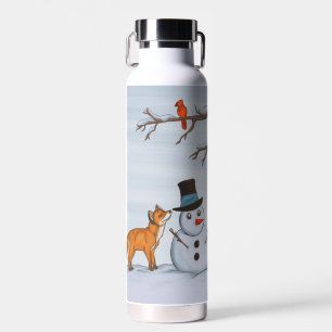Ein ruhiger Schneetag Trinkflasche
