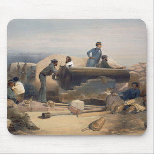 Ein ruhiger Tag in der Diamant-Batterie, Platte Mousepad