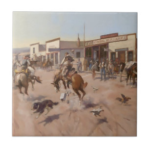 "Ein ruhiger Tag in Utica" von Charles M Russell Fliese