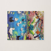 Ein ruhiger Teich Puzzle (Horizontal)