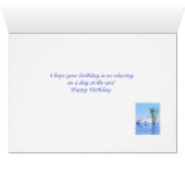 Ein ruhiger, Wellness-Center wie: Blue Birthday (Innenansicht Horizontal (Unten))